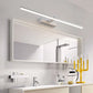 Modern LED Wall Light Bathroom Hardwares Wall Lamp Three Colors Lights Aluminum Led Bathroom Bath Mirror Line Lamp Make Up light