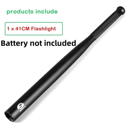 Baseball Bat LED Flashlight Waterproof Super Bright Baton Aluminium Alloy Torch for Emergency Self Defens Outdoor Lighting