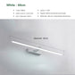 Modern LED Wall Light Bathroom Hardwares Wall Lamp Three Colors Lights Aluminum Led Bathroom Bath Mirror Line Lamp Make Up light