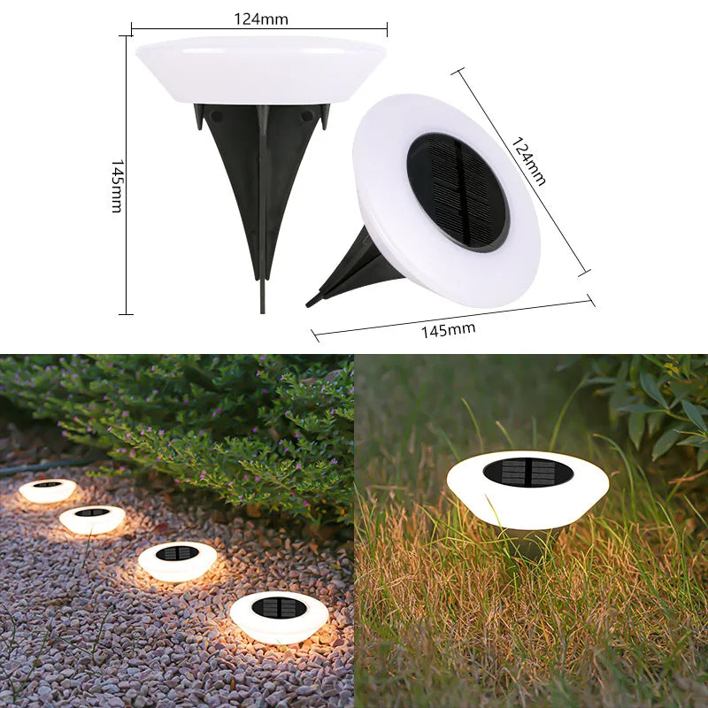 Solar Outdoor Garden Light Buried Light Garden Villa Decorative Landscape Steps Plug-in Waterproof Lighting Lawn Light