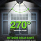 1/2/4Pcs 100 LED Solar Wall Lights Outdoor Solar Lamp Motion Sensor Solar Powered Sunlight Street Light for Garden Night Light