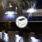 Warm White LED Solar Step Lamp Path Stair Outdoor Garden Lights Waterproof Balcony Light Decoration for Patio Stair Fence Light