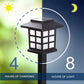 LED Solar Pathway Lawn Lights Outdoor IP65 Waterproof Solar Lamp Decoration for Garden Walkway Path Driveway Patio Yard & Lawn