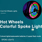 Colorful Bike Wheel Spoke Light Waterproof MTB Balance Bicycle Light LED Tyre Tire Flash Lights Warning Cycling Lamp