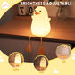 Creative and Fun Duck Silicone Pat Small Night Light Desktop Decoration Atmosphere Light USB Charging Children's Bedroom Light