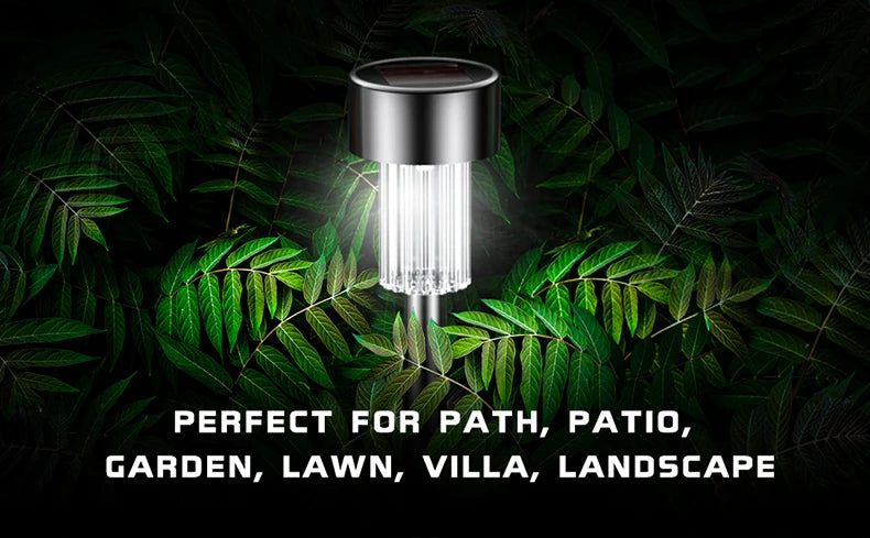 Solar Outdoor Lights Garden Lamp Solar Powered Waterproof Landscape Path Outdoor for Yard Backyard Lawn Patio Decorative