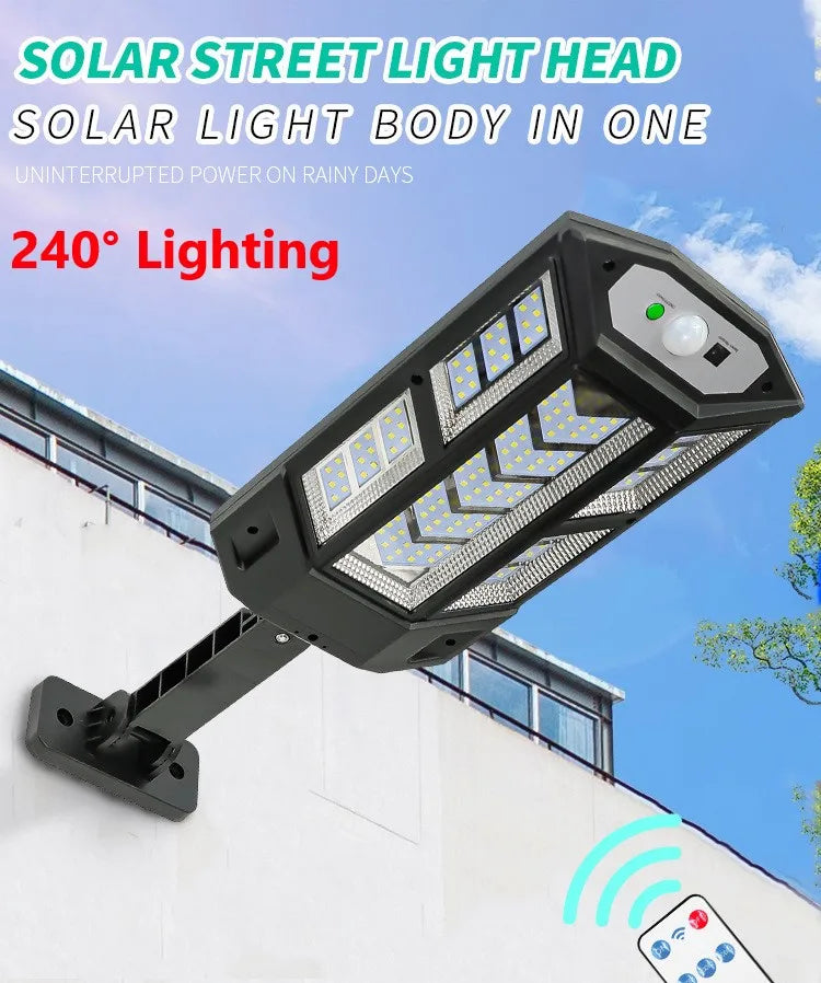 Newest Solar LED Lights 9900LM Outdoor Solar Lamp Of Motion Sensor 4 Mode Waterproof IP65 Solar Garden Light Street Yard Lanter