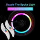 Colorful Bike Wheel Spoke Light Waterproof MTB Balance Bicycle Light LED Tyre Tire Flash Lights Warning Cycling Lamp