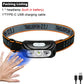 LED Sensor Headlamp Built-in Battery USB Rechargeable Head Flashlight Headlight LED Head Torch Camping Fishing Search Light