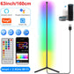 160cm Smart Tuya Corner Floor Lamp Dimmable RGB LED Modern Mood Lighting Alexa Stand Lights for Bedroom Gaming Living Room Decor