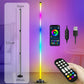 RGB LED Floor Lamp Remote APP Control Music Sync Corner Lighting Timer Smart Modern Mood Standing Lamp for Bedroom Living Room