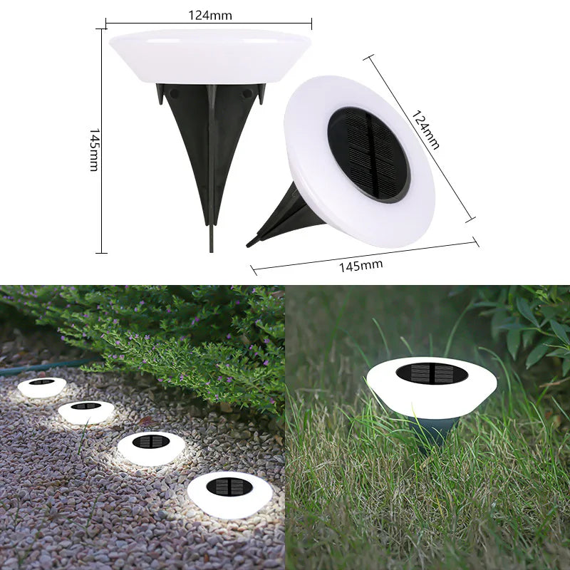 Solar Outdoor Garden Light Buried Light Garden Villa Decorative Landscape Steps Plug-in Waterproof Lighting Lawn Light