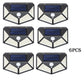 12 Pack Solar Lights Outdoor Wireless 100 LED Solar Motion Sensor Lights Waterproof Security Wall Lighting Outside for Backyard